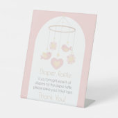 Baby Mobile Diaper Raffle 台座サイン (正面)