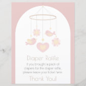 Baby Mobile Diaper Raffle SIgn (正面)
