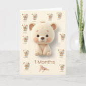 Baby Monthly Milestone Cards カード (正面)