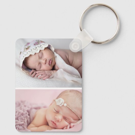 Baby Multi Photo with Name キーホルダー (裏面)
