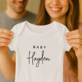 Baby Name Baby Shower Newborn Arrival Gift ベビーボディスーツ