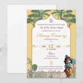 Baby Naming Ceremony Invitation Krishna Namkaran 招待状 (正面/裏面)