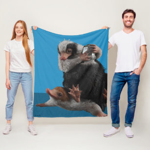 Baby Nifflers Find A Prize フリースブランケット