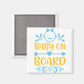Baby On Board マグネット (正面/裏面)