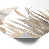 Baby On Board Beach Baby Shower Thank You ポスター (角)