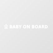 Baby on Board Car Decal | Road Safety Window Cling ウィンドウサイン (シート)