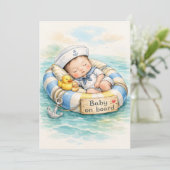 Baby on Board Digital Download Shower Invite 招待状 (スタンド正面)