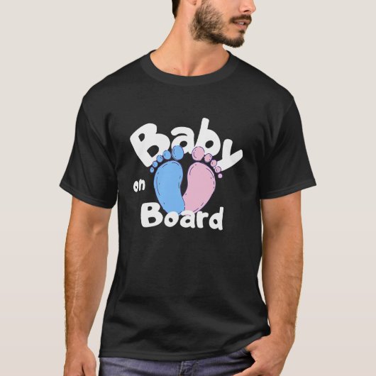 Baby On Board Saying Baby Belly Birth Pregnancy Tシャツ (正面)