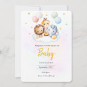 Baby on the Way Announcement 招待状 (正面)