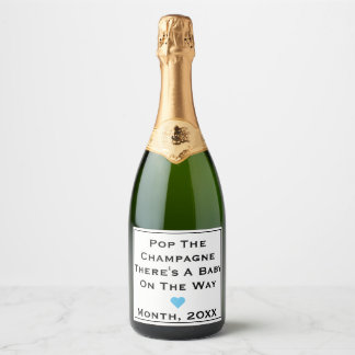 Baby on the Way Sparkling Wine Label スパークリングワインラベル