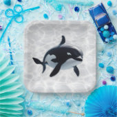 Baby Orca Platter ペーパープレート (パーティー)
