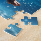 Baby Otter swims ジグソーパズル (側面)