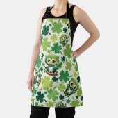 Baby Owl Cute St Patrick Cartoon エプロン (インサイチュ)