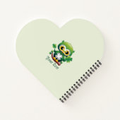 Baby Owl Cute St Patrick Cartoon ノートブック (裏面)