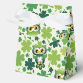 Baby Owl Cute St Patrick Cartoon フェイバーボックス (正面)