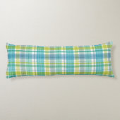 Baby Pastel Plaid Blue Green ボディピロー (裏面)