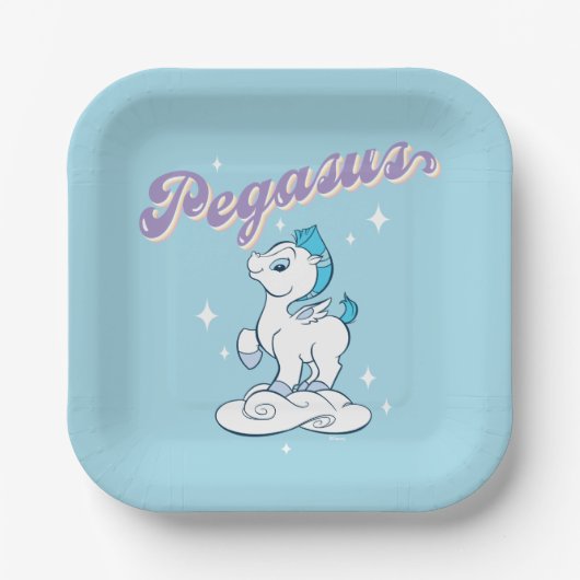 Baby Pegasus Paper Plates ペーパープレート (正面)