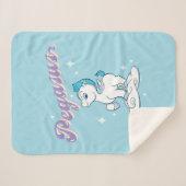 Baby Pegasus Sherpa Blanket シェルパブランケット (正面(横))