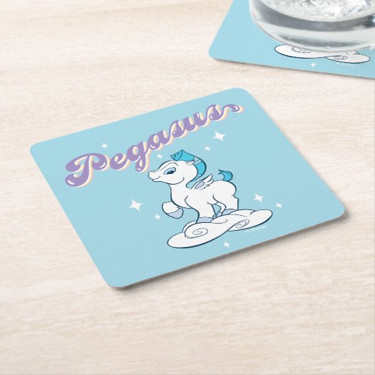 Baby Pegasus Square Paper Coaster スクエアペーパーコースター (アングル)