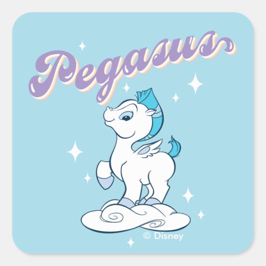 Baby Pegasus Square Sticker スクエアシール (正面)