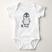 Baby Penguin ベビーボディスーツ (正面)