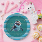 Baby Penguin Paper Plate ペーパープレート (パーティー)