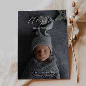 Baby Photo Announcement card