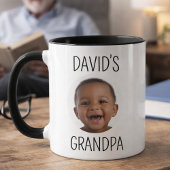 Baby Photo Grandpa Mug Personalized Coffee Cup  マグカップ