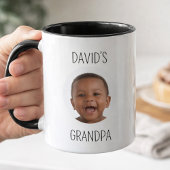 Baby Photo Grandpa Mug Personalized Coffee Cup  マグカップ