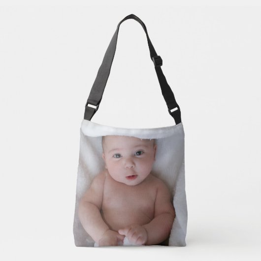 BABY PHOTO TOTE CROSS BODY BAG CUSTOM クロスボディバッグ (正面)