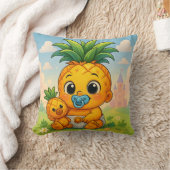 Baby Pine O — The Cutest Pineapple in the Empire! クッション (ブランケット)