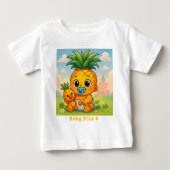 Baby Pine O — The Cutest Pineapple in the Empire! ベビーTシャツ (正面)