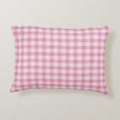 Baby Pink Gingham アクセントクッション (裏面)