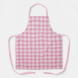 Baby Pink Gingham Pattern エプロン