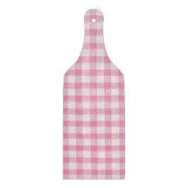 Baby Pink Gingham Pattern カッティングボード