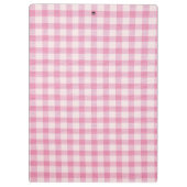 Baby Pink Gingham Pattern クリップボード (裏面)