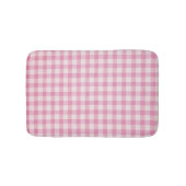 Baby Pink Gingham Pattern バスマット (正面)