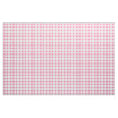 Baby Pink & White Gingham Plaid ファブリック (ヤード)