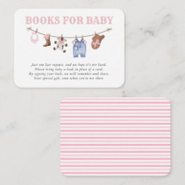 Baby PinkLittle Cowgirl Books for Baby エンクロージャーカード