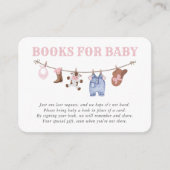 Baby PinkLittle Cowgirl Books for Baby エンクロージャーカード (正面)