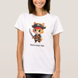 Baby Pirate Cat T-Shirt Tシャツ