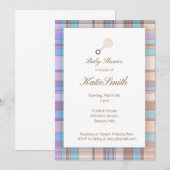 Baby Plaid 招待状 (正面/裏面)