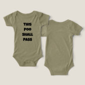 Baby Poo Onsie (デザイン正面&裏面)