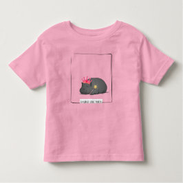 Baby Pygmy Hippo - Goodnight Little Princess トドラーTシャツ
