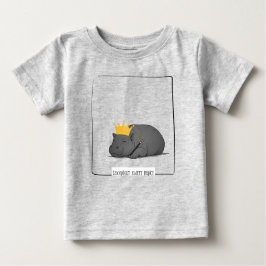 Baby Pygmy Hippo-Goodnight Sweet Prince ベビーTシャツ