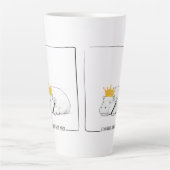 Baby Pygmy Hippo - Goodnight Sweet Prince Mug カフェラテマグ (正面)
