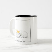 Baby Pygmy Hippo - Goodnight Sweet Prince Mug ツートーンマグカップ (正面左)