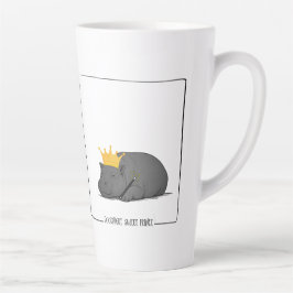 Baby Pygmy Hippo - Latte Mug  カフェラテマグ