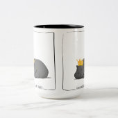 Baby Pygmy Hippo - Mug  ツートーンマグカップ (中央)