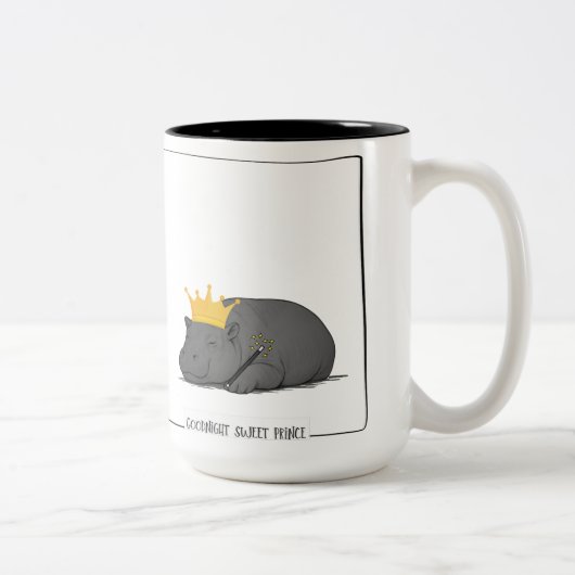 Baby Pygmy Hippo - Mug  ツートーンマグカップ (右)